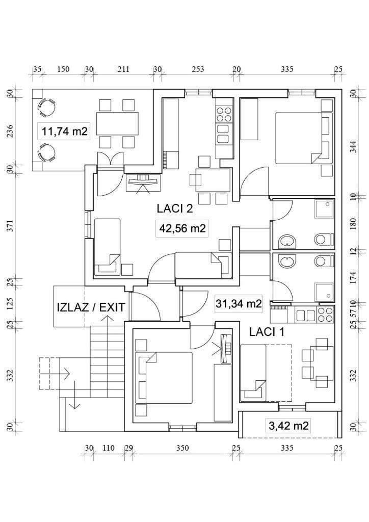 Apartments "Laci" Krk Town Bagian luar foto